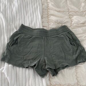 Aerie Olive Athletic Shorts